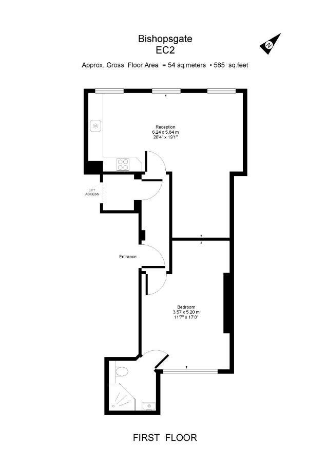 Apartment 1, 48 Bishopsgate By City Living Londra Dış mekan fotoğraf